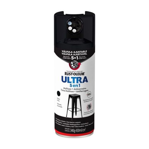 Spray Ultra 5 en 1 Negro Satinado