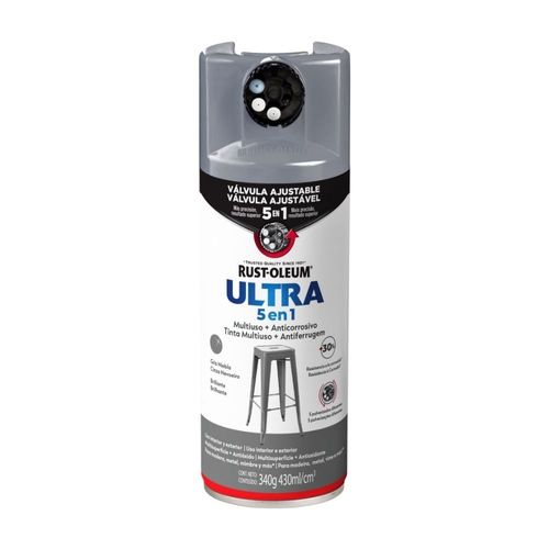 Spray Ultra 5 en 1 Gris Niebla Brillante