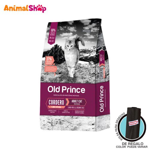 Comida De Gato Adulto Old Prince Cordero Y Arroz Indoor 1Kg