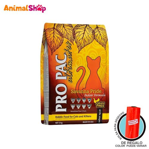 Comida De Gato Pro Pac Ultimates Savanna Pride  2Kg