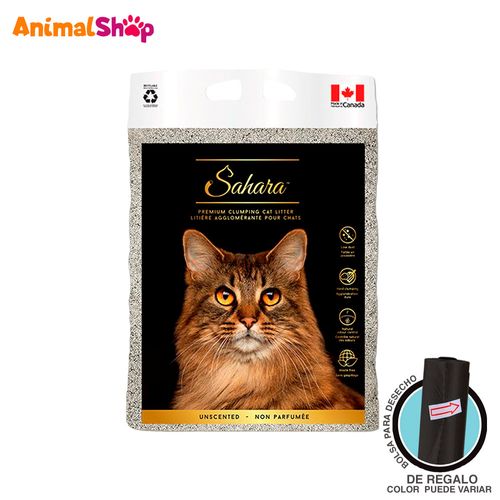 Arena Para Gato Sahara Ultra Premium Sin Perfume 17Kg