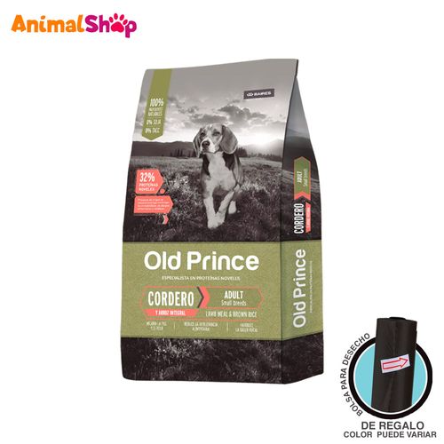 Comida De Perro Old Prince Cordero Arroz Adulto Small 3Kg