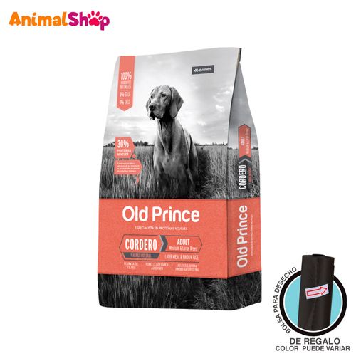 Comida De Perro Old Prince Cordero Y Arroz Adulto 3Kg