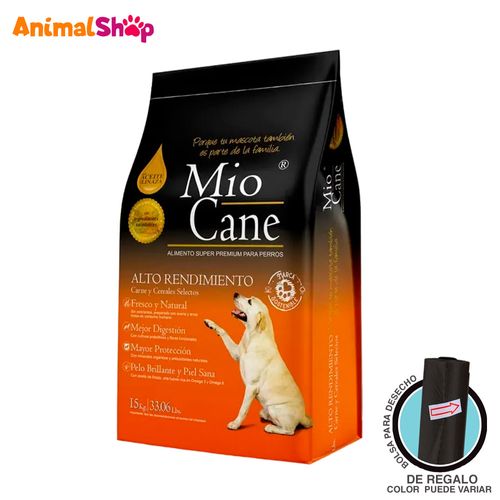 Comida Para Perro Mio Cane Premium Alto Rendimiento 15Kg