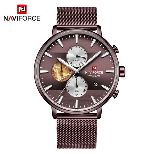 Reloj Naviforcce Acero Inoxidable Marrón NAV-115