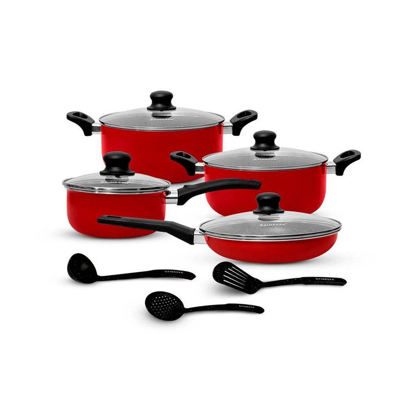 SET-DE-OLLAS-DE-ULTRAGRANITO-11-PZAS-FZ-X1705M-Rojo