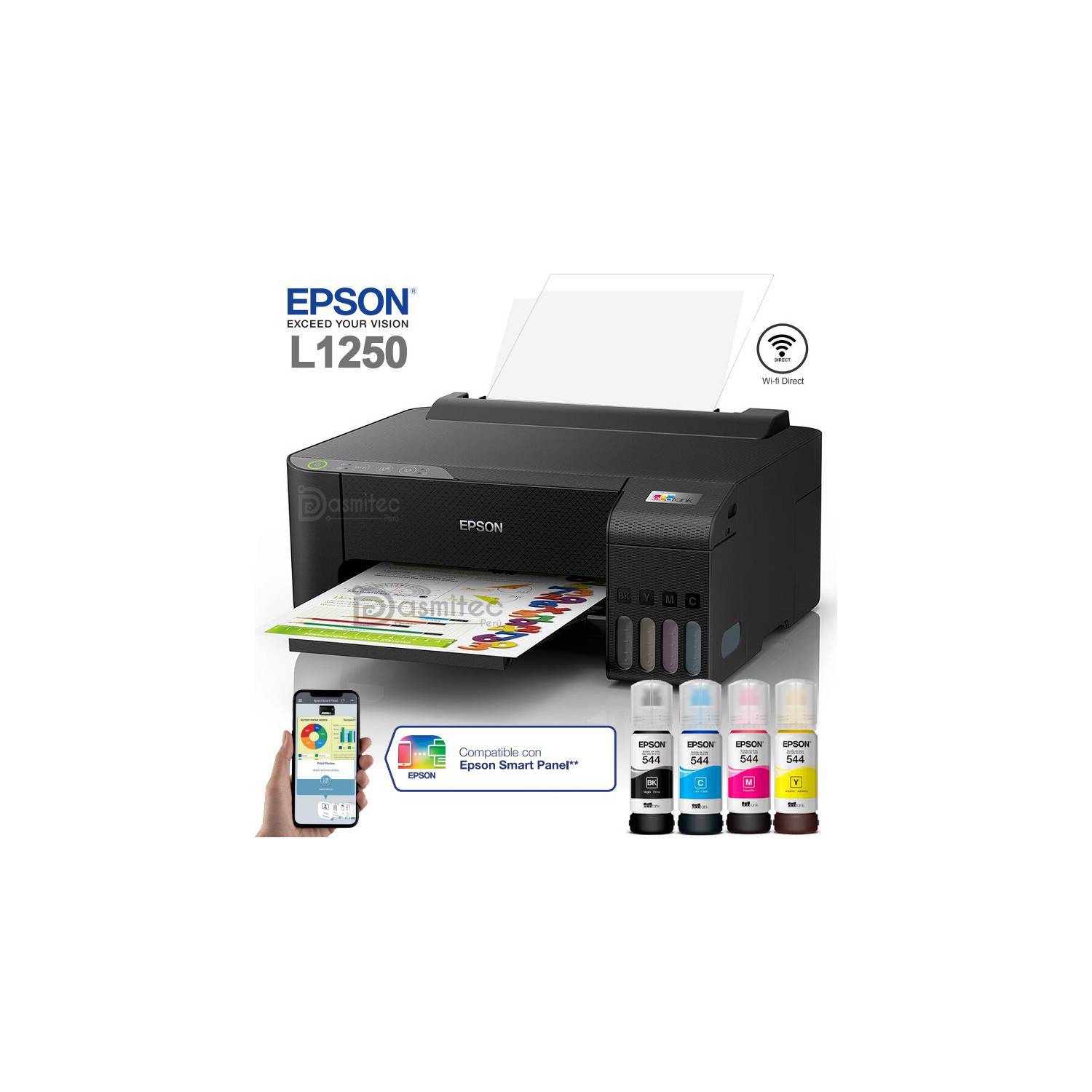 Impresora Epson Ecotank L1250 Wifi USB - SOLO IMPRIME EPSON