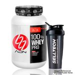 Proteina-Adn-100--Whey-Pro-11kg-Chocolate---Shaker