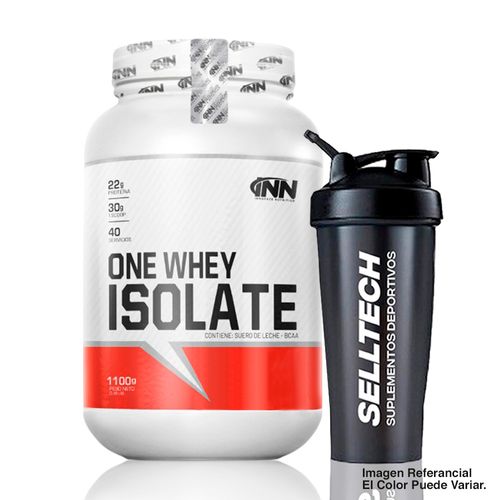 Proteína INN One Whey Isolate 1.1kg Vainilla + Shaker