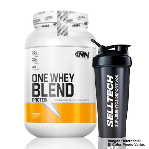 Proteína INN One Whey Blend Protein 1.1kg Chocolate + Shaker