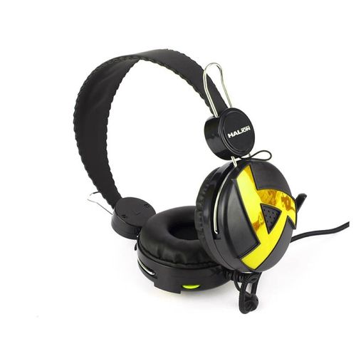 Auricular Halion HA-211 Negro con Amarillo