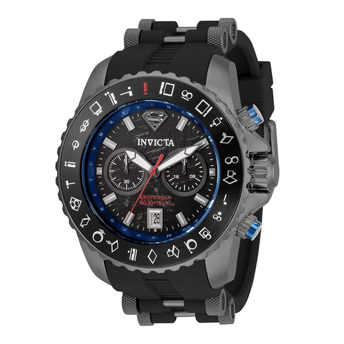 Reloj Invicta Dc Comics Acero Negro con Gris y silicona Negra 34861 INV-24