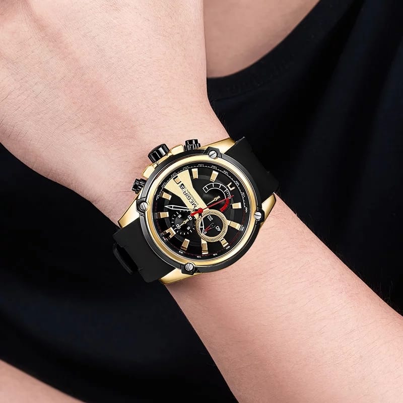 Reloj-Megir-Acero-Dorado-Negro-y-Silicona-Negro-MEG-19