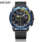 Reloj-Megir-Acero-Negro-Azul-y-Cuero-Negro-MEG-40