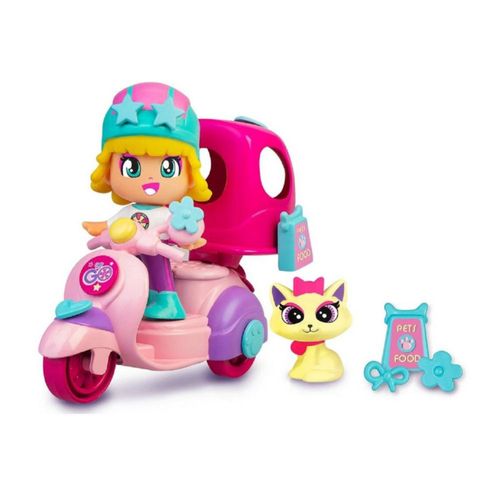 Muñeca Pinypon Scooter Con Figura Y Mascota