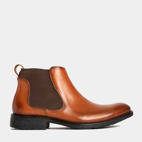 Botines De Vestir Renzo Renzini Hombres Ra-015 Jacob Cuero