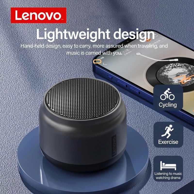 Parlante-Bluetooth-Inalambrico-Lenovo-K3---Negro