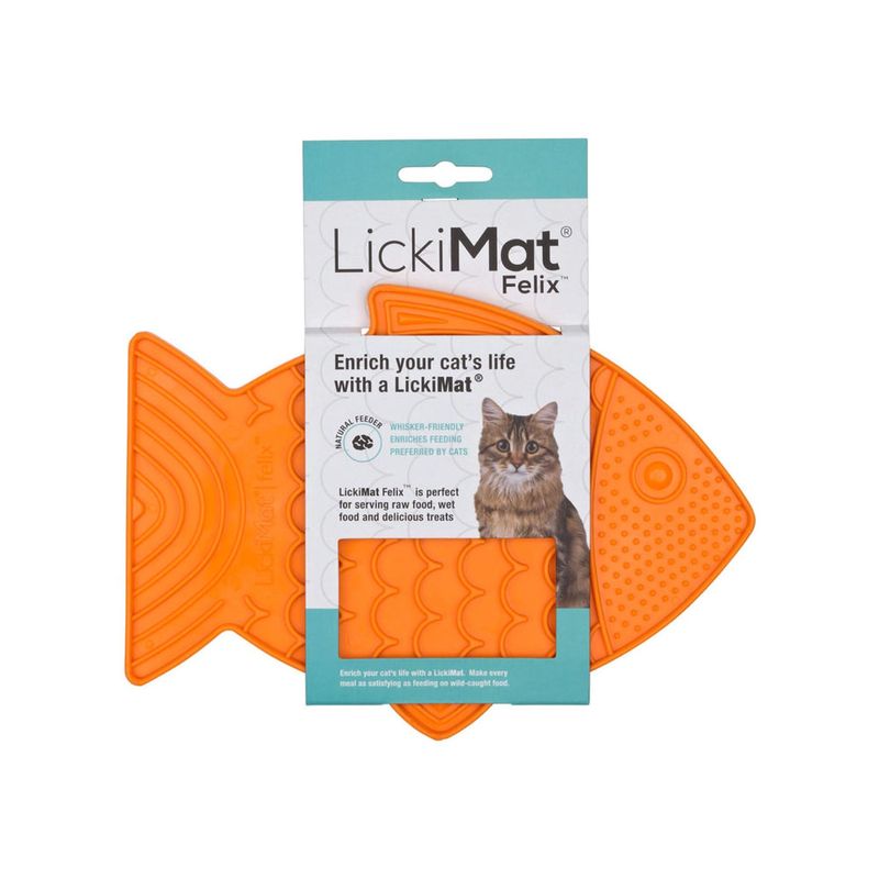 Lickimat-Felix-Orange-Cat