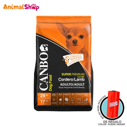 Comida Perro Canbo Adulto Raza Pequeña Cordero 7 Kg