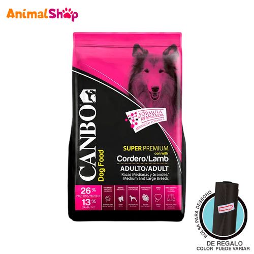 Comida Perro Canbo Adulto Raza Med Y Gde Cordero 3 Kg