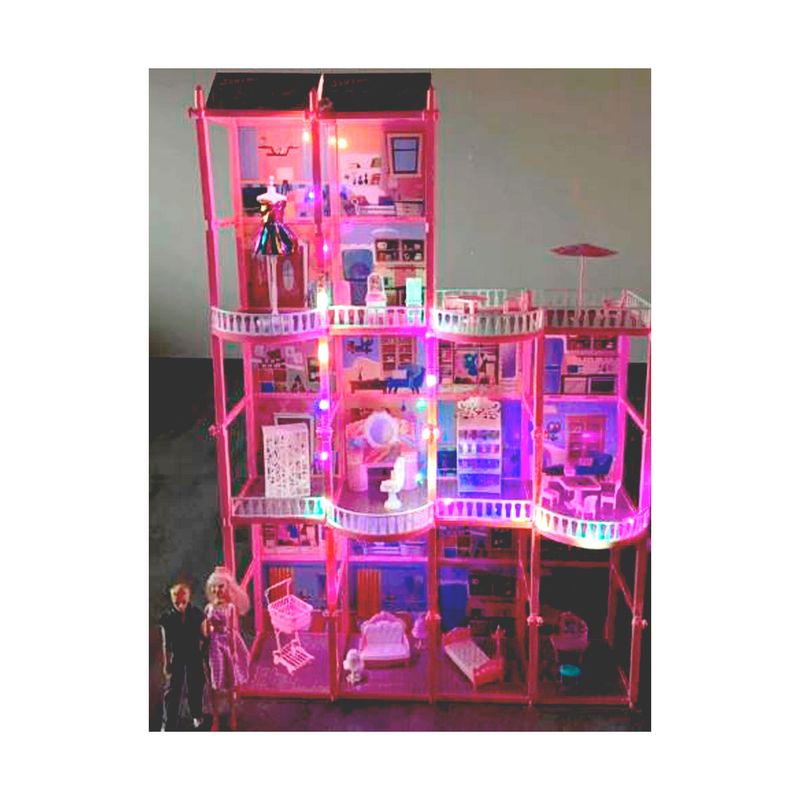 Casa-Muñeca-Dreamhouse-2023-con-Luces-328-Pcs-Barbie-y-Ken