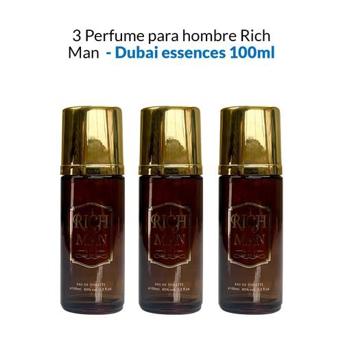 3 Perfume para hombre Rich Man 100ml – Dubai essences