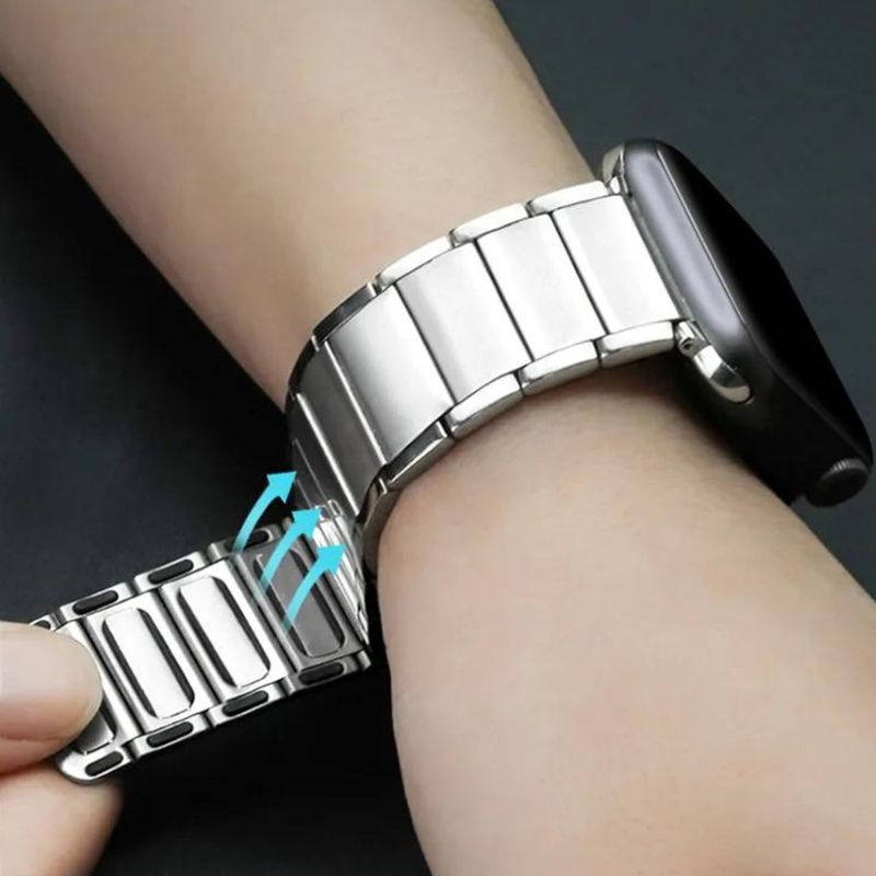 Combo-Smart-Watch-W69-Plus-Ultra-Serie-8-y-Correa-Acero-Inoxidable-Magnetico-Color-Plata