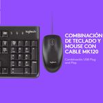 Kit-Teclado---Mouse-USB-Cable-Logitech-MK120