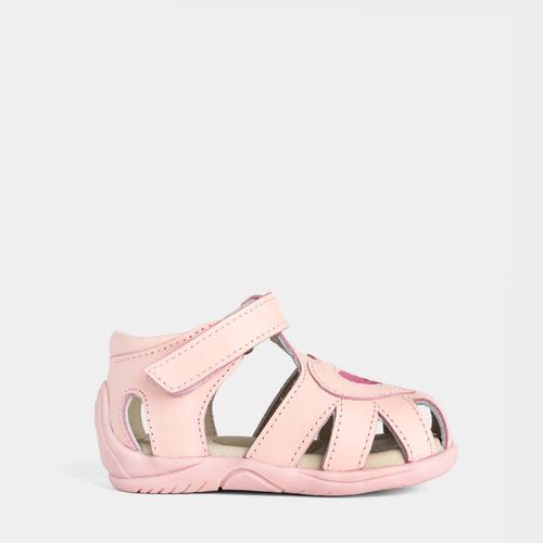 Zapatos Casual Top Model Crib Tmp-002 Anahi Cuero Rosado