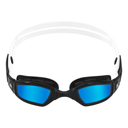 LENTES NINJA / NEGRO - BLANCO / BLUE TITANIUM MIRRORED