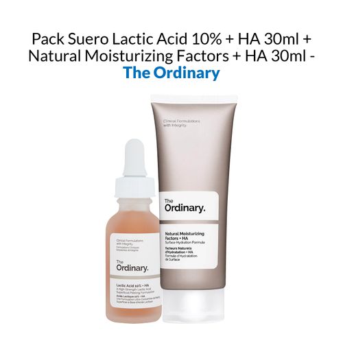 Serum Lactic Acid 10% + HA + Natural Moisturizing Factors + HA 30ml