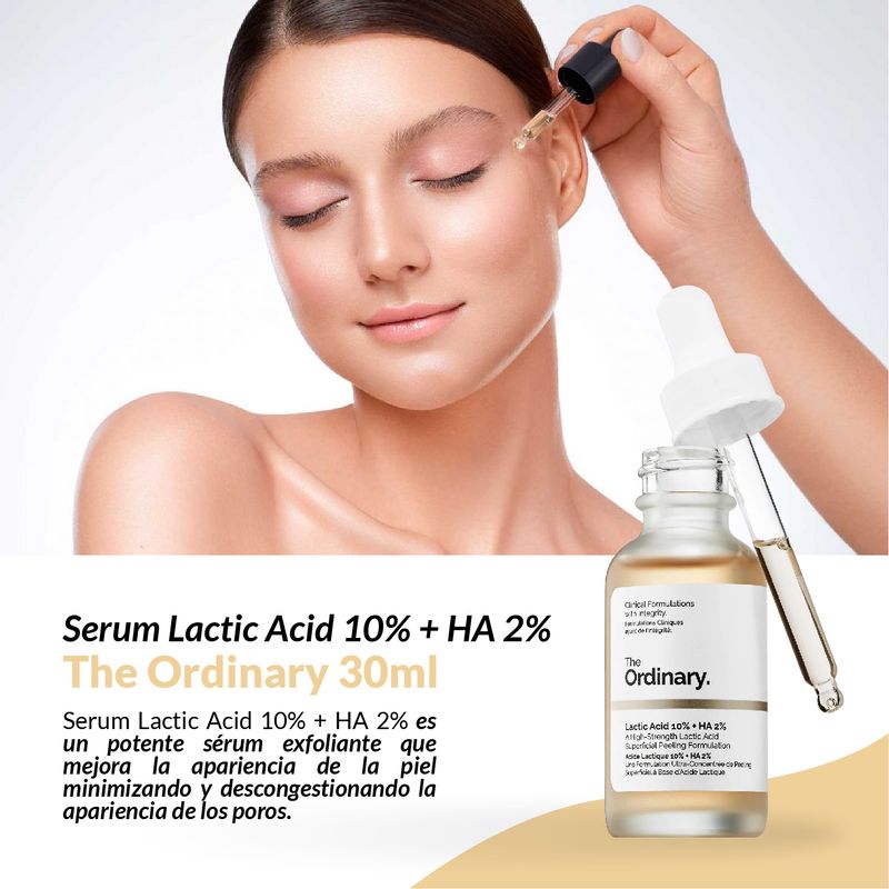 Serum-Lactic-Acid-10----HA---Natural-Moisturizing-Factors---HA-30ml