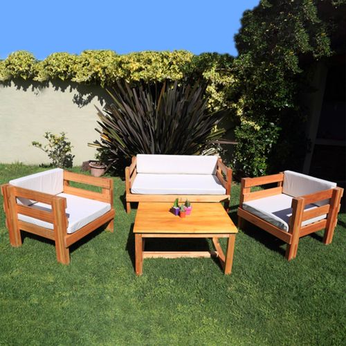 Set de terraza Aura 4 personas con mesa Movenda