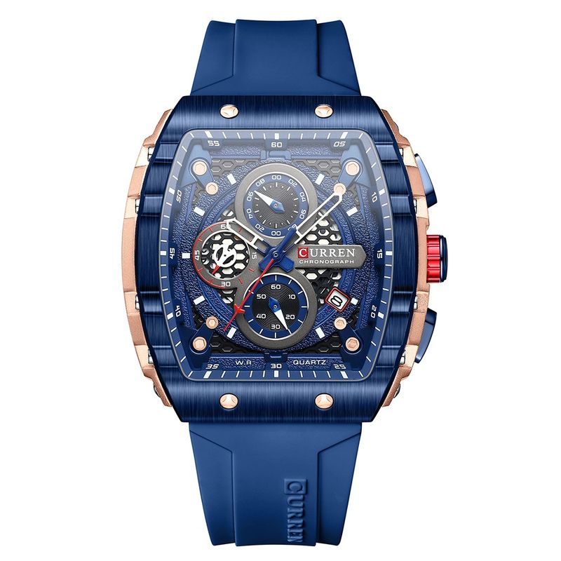 Reloj-Hombre-CURREN-8442-Azul-Cronografos-Cuarzo