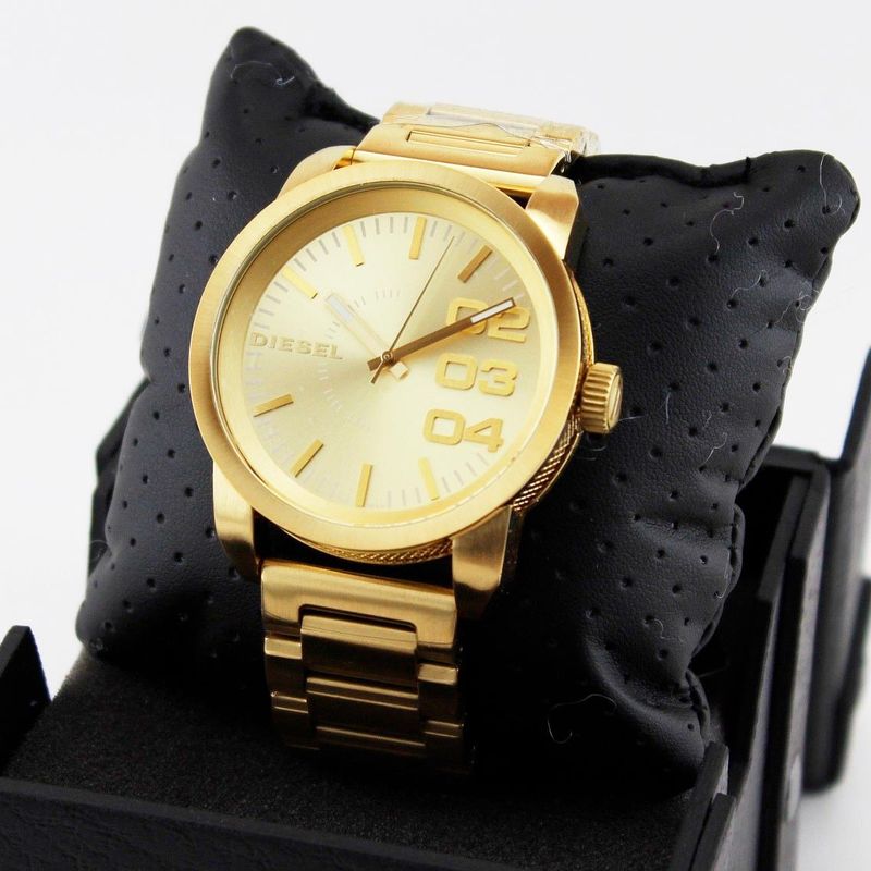 Reloj-Diesel-Double-Down-DZ1466-para-Hombre-Acero-Inoxidable-Dorado