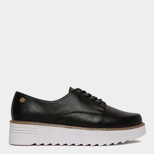 Zapatos Casual Top Model Mujeres Tmsh-07 Cloe Cuero Negro