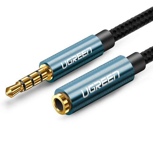 Cable Audio Auxiliar Extensión Trrs a Trrs 2m