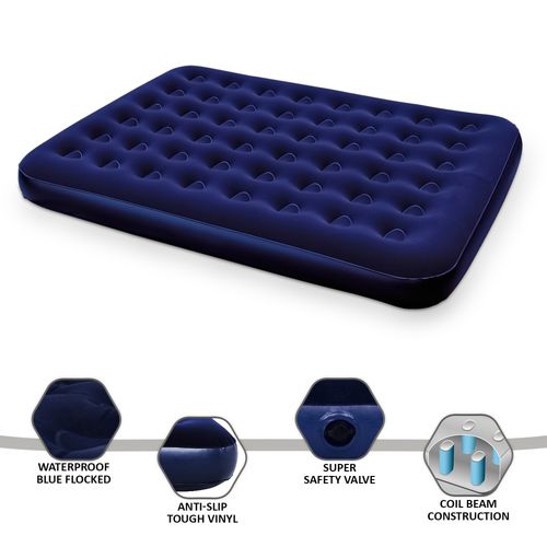 Descanso en Aire Puro: Colchón Inflable de Lujo para Parejas