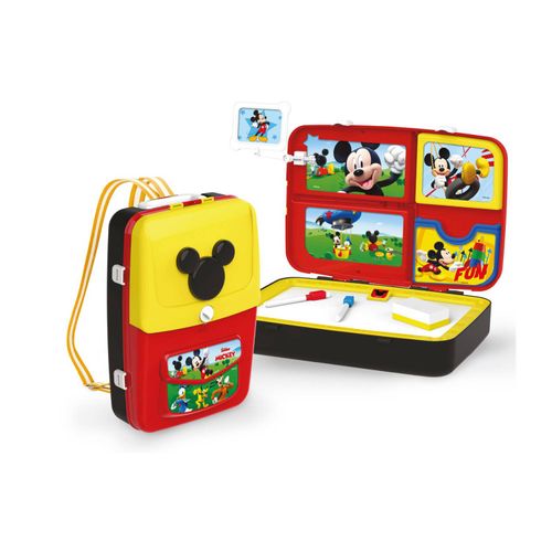 Set de Dibujo y Mochila Mickey Mouse 2en1 Disney