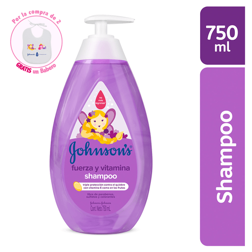 Shampoo Johnsons Fuerza y Vitamina E 750ml