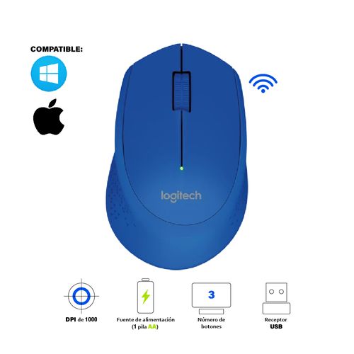 Mouse Logitech M280 Red