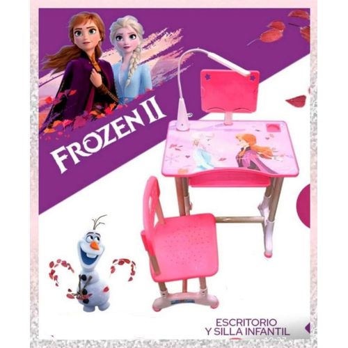 El escritorio Frozen Ergonomico con Lampara Led