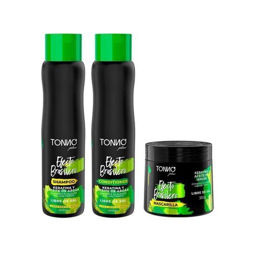 Tonno Plus-Combo Efecto Brasilero Con Keratina 400ml