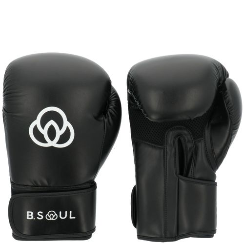 GUANTES BSOUL GUANTES DE BOX NEGRO PARA MUJER