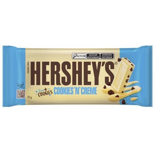 Chocolate HERSHEY'S Cookies N' Creme Tableta 77g