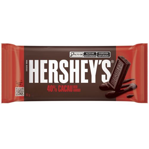 Chocolate HERSHEY'S 40% Cacao Tableta 82g