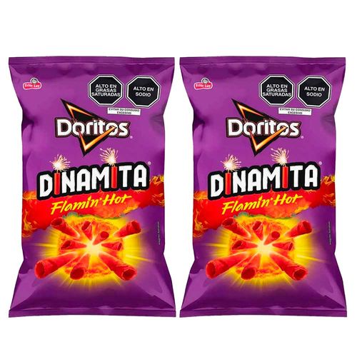 Pack Tortillas de Queso DORITOS Dinamita Bolsa 80g x 2un