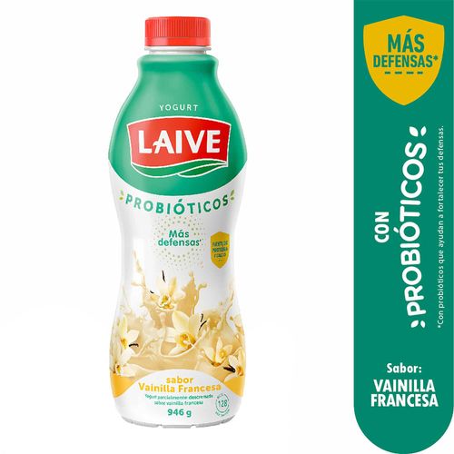 Yogurt Bebible LAIVE Bio Sabor a Vainilla Botella 946g
