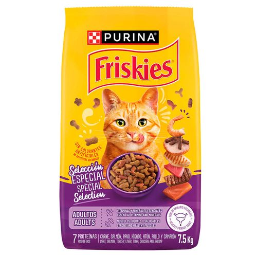 Alimento para Gatos FRISKIES Selección Especial Bolsa 7.5Kg