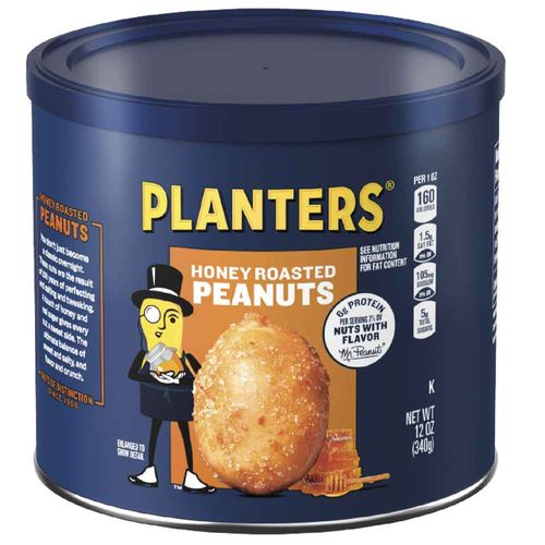 Maní Tostado con Miel PLANTERS Envase de Plástico 340g